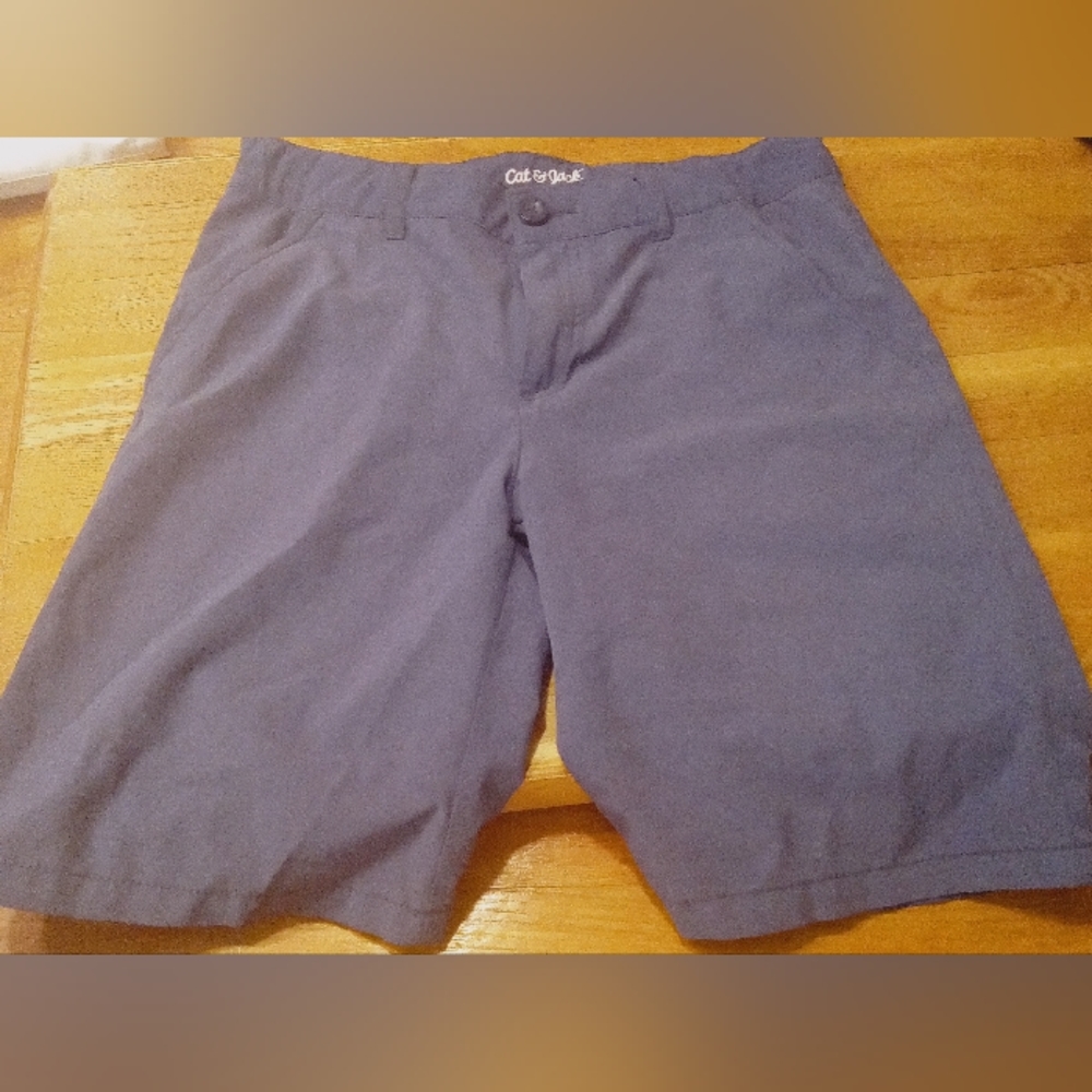 Cat & Jack size 14 blue pull on shorts spring summer